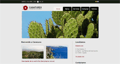 Desktop Screenshot of canaturex.com